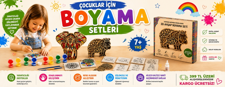 Çocuklar için boyama setleri