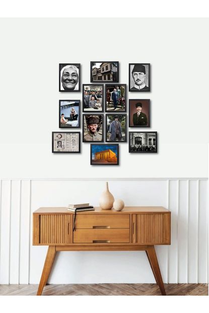 Atatürk Köşesi 12 li Ahşap Tablo Seti, Mdf Tablo, Atatürk Tablosu Atatürk Köşesi 12 li Ahşap Tablo Seti, Mdf Tablo, Atatürk Tablosu