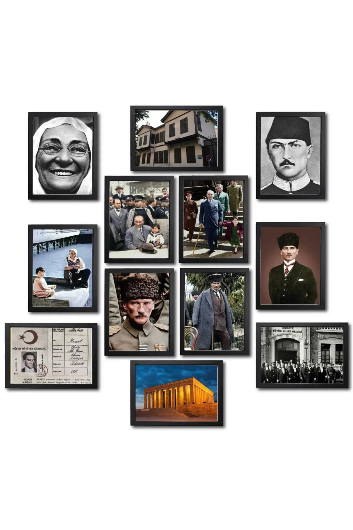 Atatürk Köşesi 12 li Ahşap Tablo Seti, Mdf Tablo, Atatürk Tablosu Atatürk Köşesi 12 li Ahşap Tablo Seti, Mdf Tablo, Atatürk Tablosu
