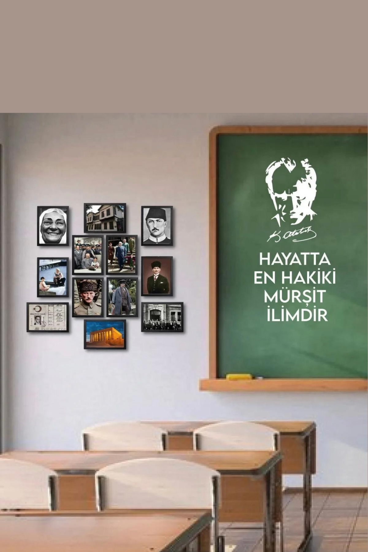 Atatürk Köşesi 12 li Ahşap Tablo Seti, Mdf Tablo, Atatürk Tablosu Atatürk Köşesi 12 li Ahşap Tablo Seti, Mdf Tablo, Atatürk Tablosu