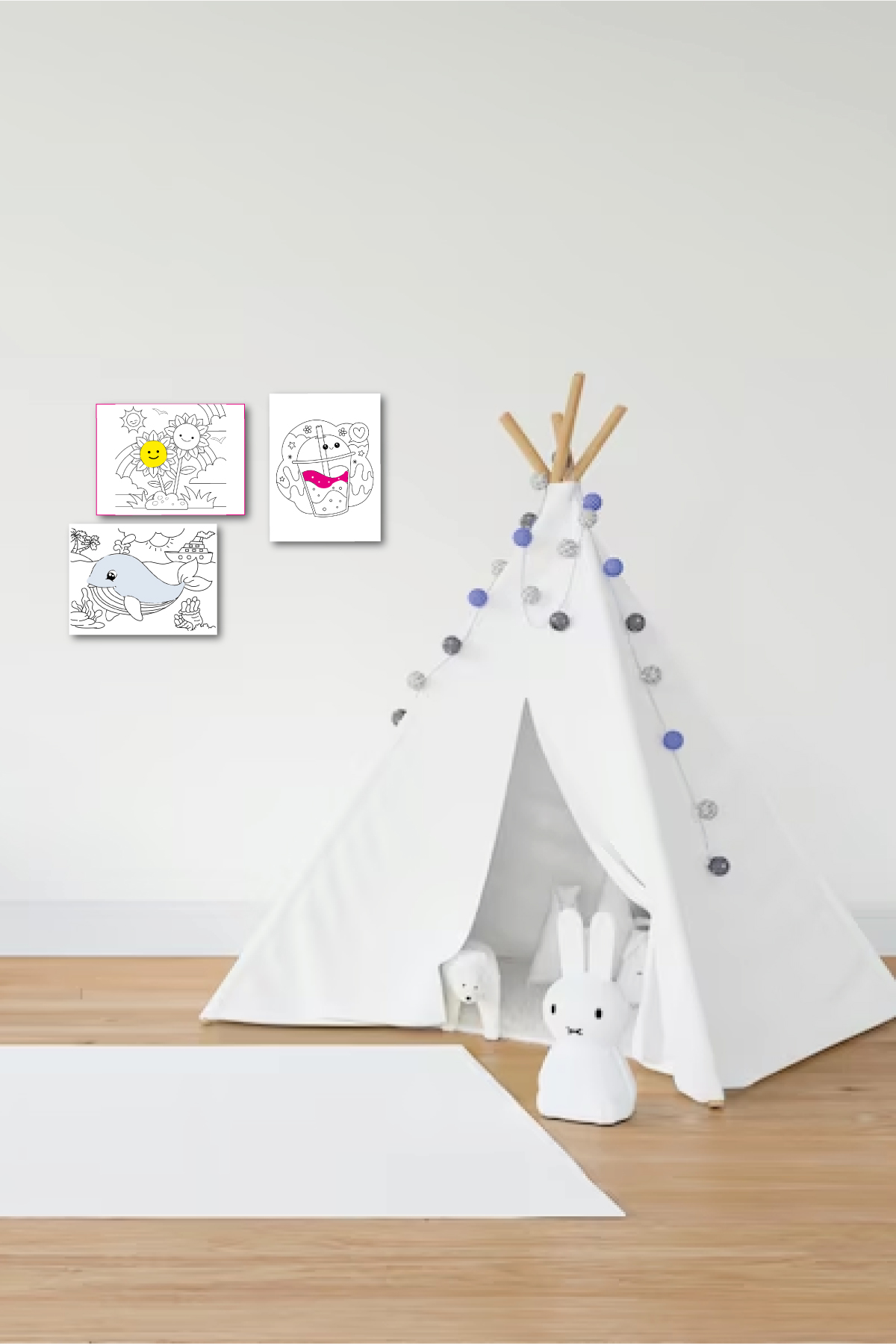 Çocuklar için 13,5 x 18 Cm 3'lü Ahşap Tablo Boyama Seti Çocuklar için 13,5 x 18 Cm 3'lü Ahşap Tablo Boyama Seti