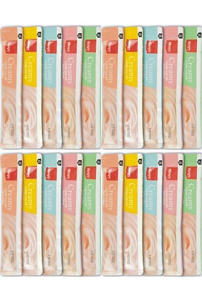 Creamy Cat Treat Karışık Krema Sıvı Kedi Ödül Maması 14 gr X 20 Adet