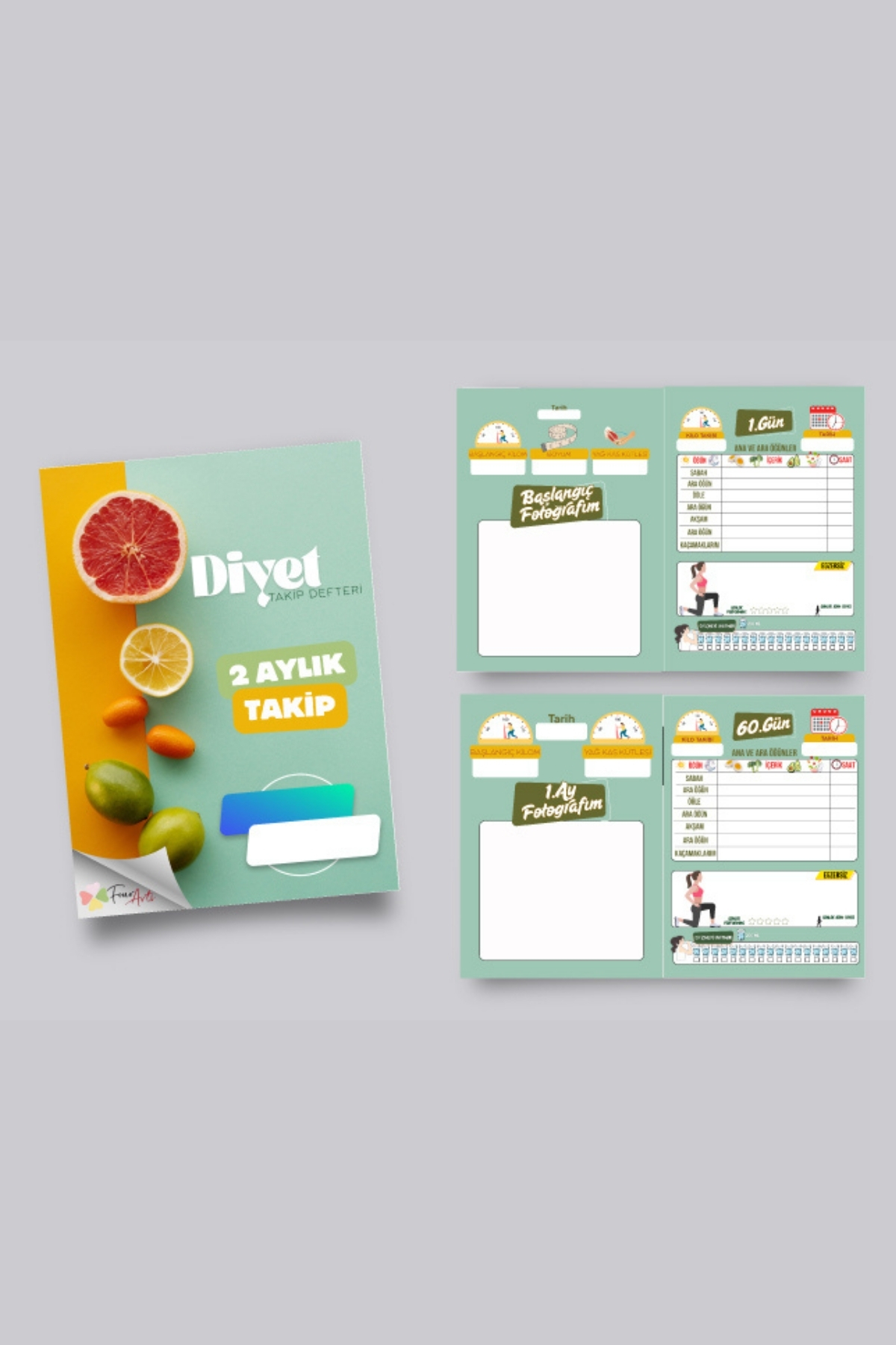 Diyet Takip Defteri | Sağlıklı Yaşam Planlayıcı