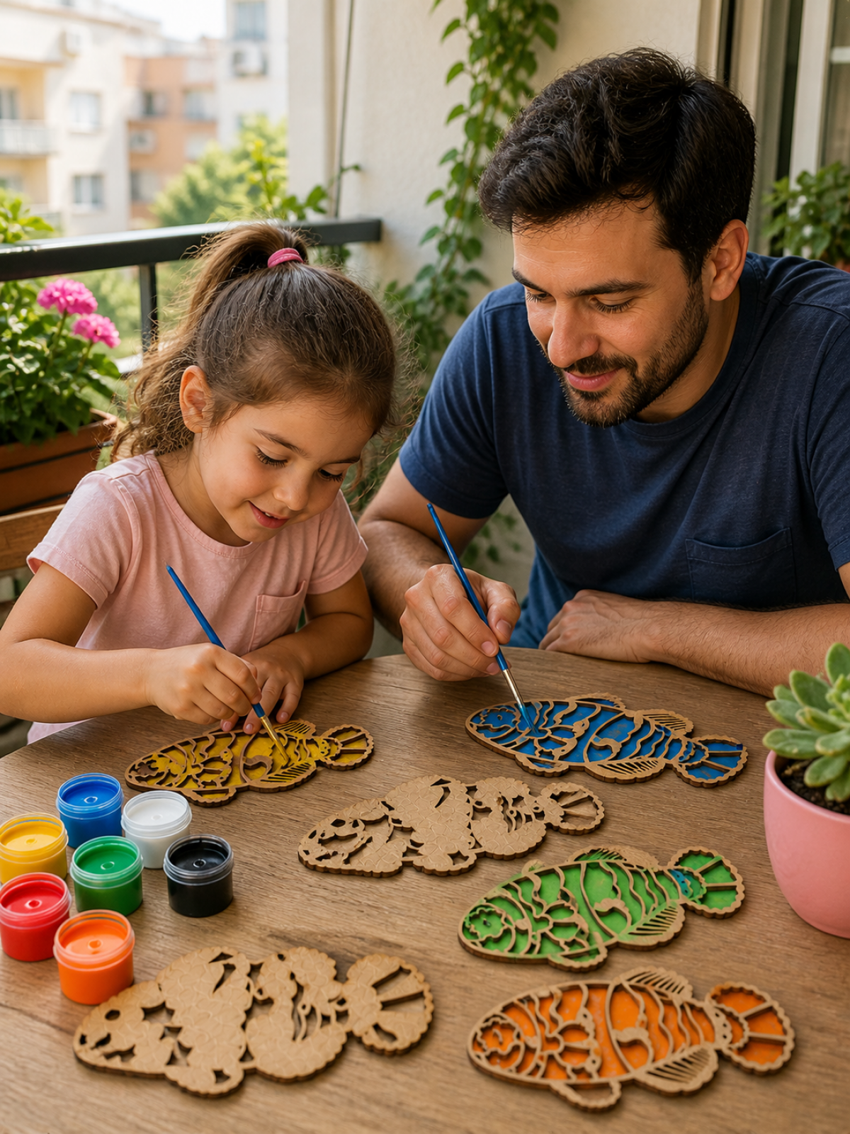 FourArts 3D Ahşap Boyama Seti – Katmanlı Balık Figürlü DIY Hobi Kiti | Çocuk & Yetişkin Eğitici Aktivite FourArts 3D Ahşap Boyama Seti – Katmanlı Balık Figürlü DIY Hobi Kiti | Çocuk & Yetişkin Eğitici Aktivite