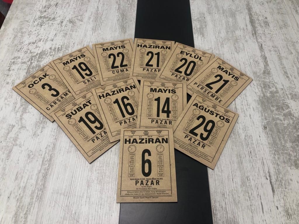 Kişiye Özel 13,5x18 cm Ahşap Özel Günler Takvim Yaprağı Tablo, Sevgililer Günü Hediyesi Kişiye Özel 13,5x18 cm Ahşap Özel Günler Takvim Yaprağı Tablo, Sevgililer Günü Hediyesi