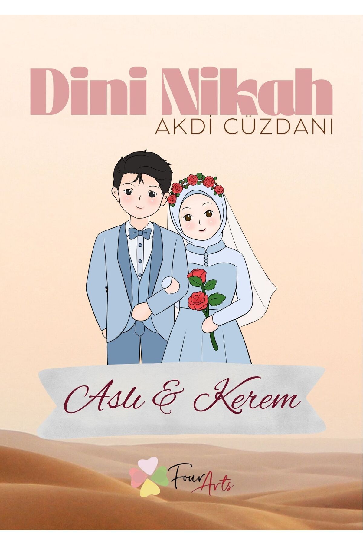 Kişiye Özel Nikah Akdi Cüzdanı