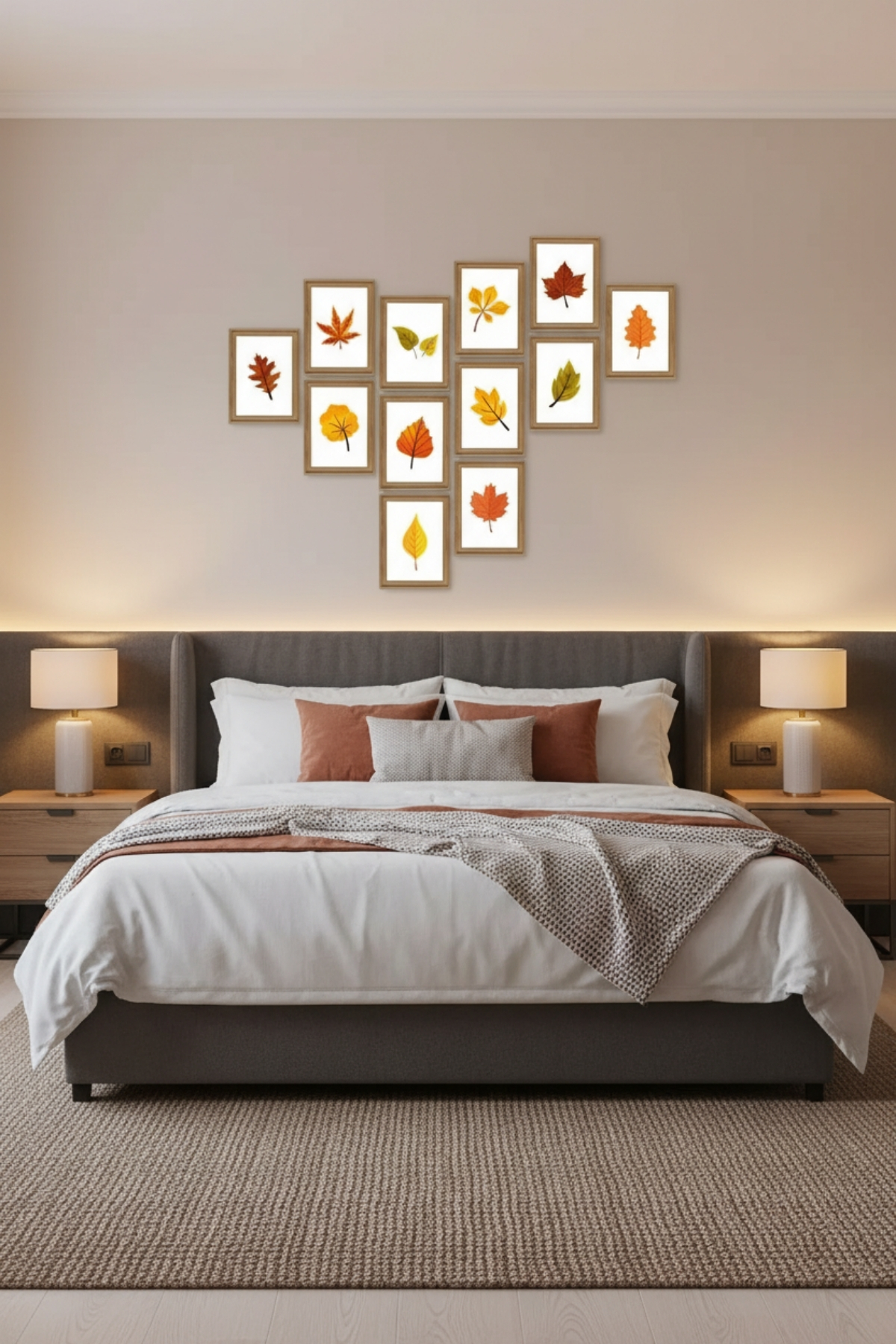 Leaf Sonbaharda Yapraklar 13,5 x 18 Cm 12'li Ahşap Tablo Seti Leaf Sonbaharda Yapraklar 13,5 x 18 Cm 12'li Ahşap Tablo Seti