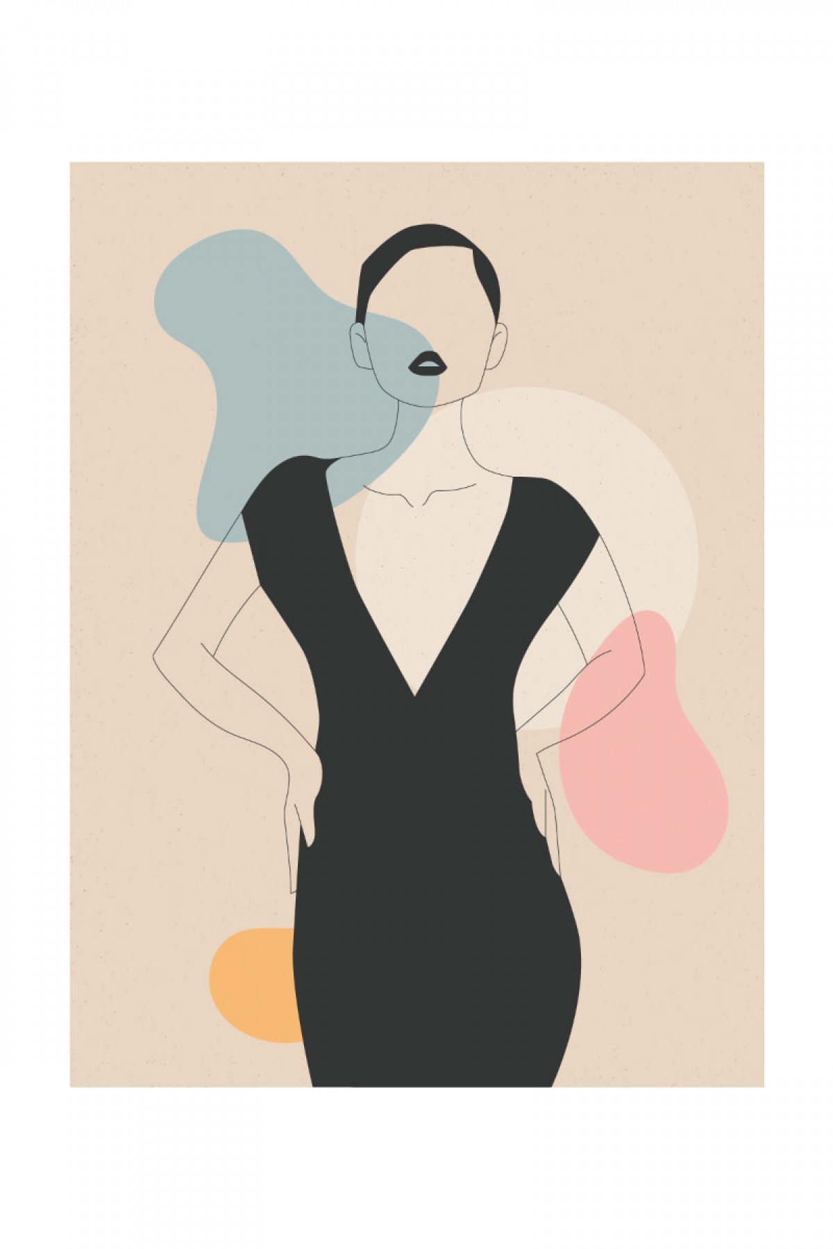 Minimalist Kadın Çizimleri – 10'lu Özel Poster Seti