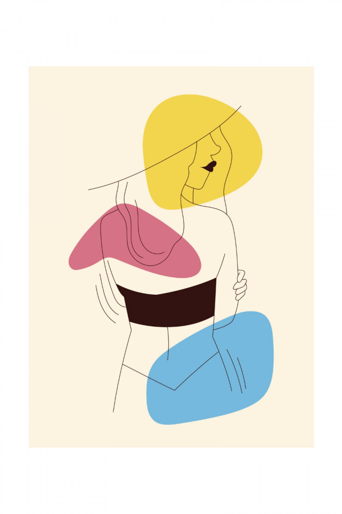 Minimalist Kadın Çizimleri – 10'lu Özel Poster Seti