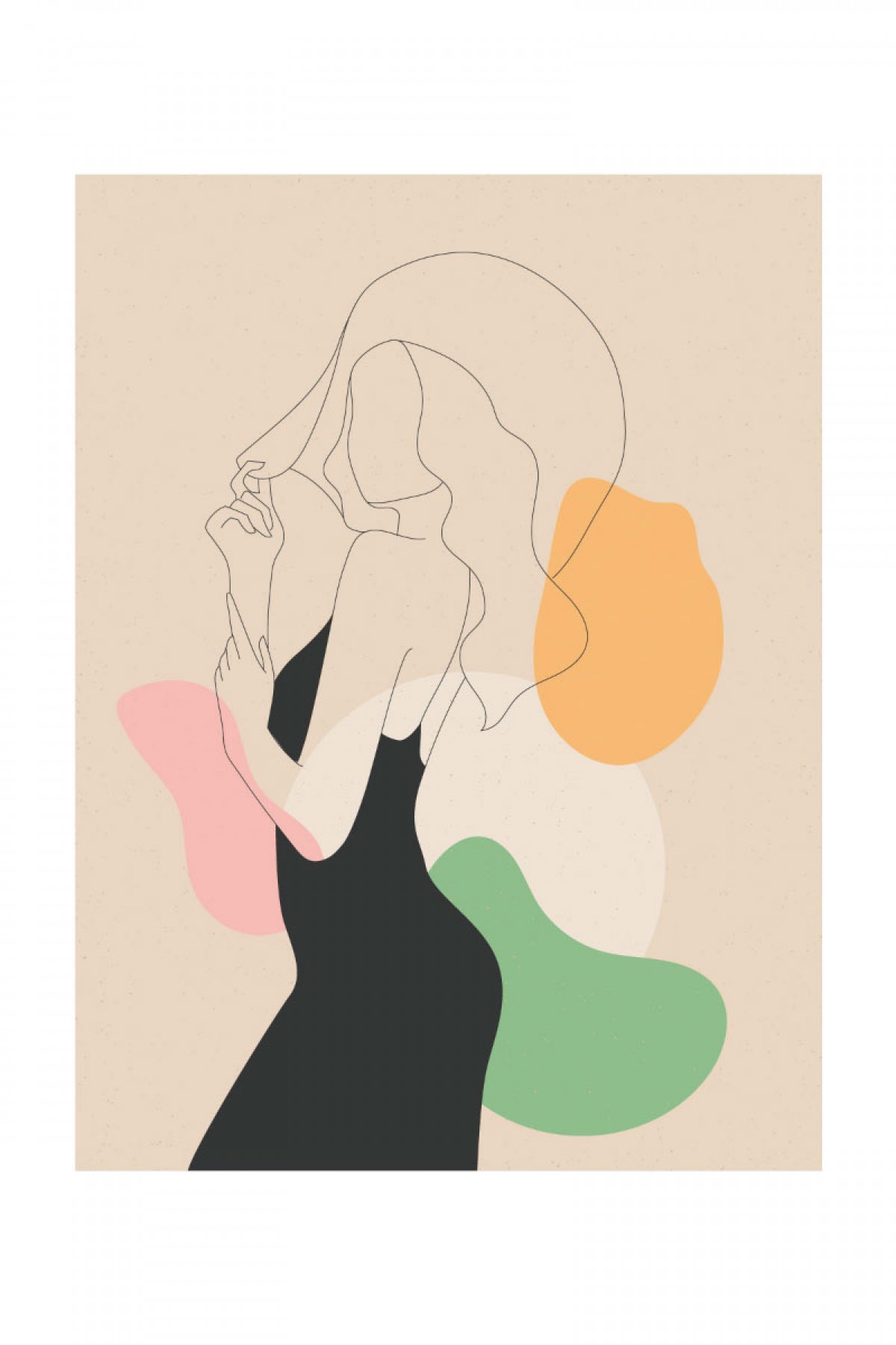 Minimalist Kadın Çizimleri – 10'lu Özel Poster Seti