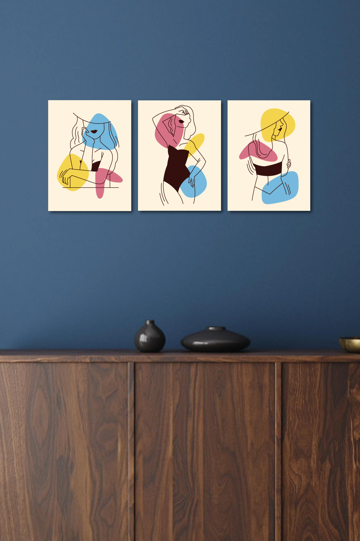 Minimalist Women Design 13 x18 Cm 3 lü Ahşap Tablo Seti Minimalist Women Design 13 x18 Cm 3 lü Ahşap Tablo Seti