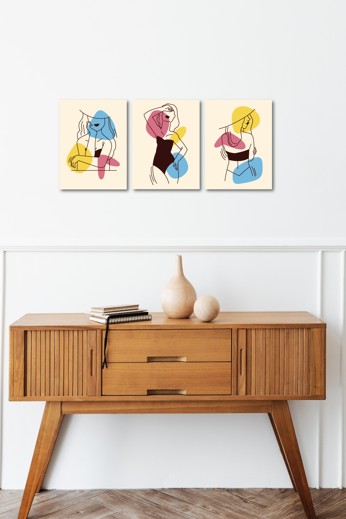 Minimalist Women Design 13 x18 Cm 3 lü Ahşap Tablo Seti Minimalist Women Design 13 x18 Cm 3 lü Ahşap Tablo Seti