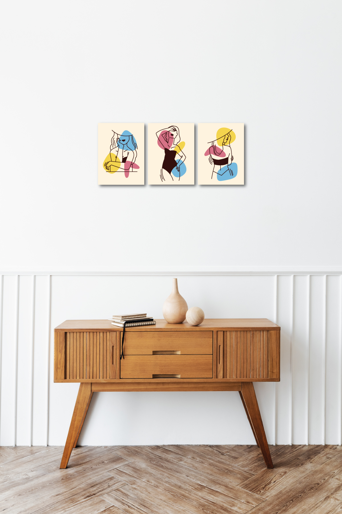 Minimalist Women Design 13 x18 Cm 3 lü Ahşap Tablo Seti Minimalist Women Design 13 x18 Cm 3 lü Ahşap Tablo Seti