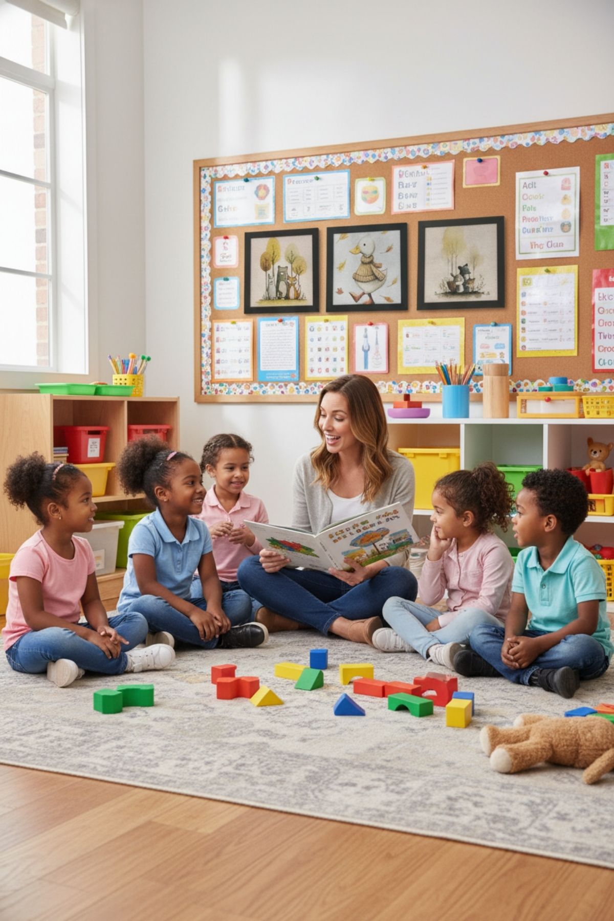 Pastel Orman Temalı 3'lü Çerçeveli Tablo Seti - Çocuk Odası, Bebek Odası Dekor Ürünleri