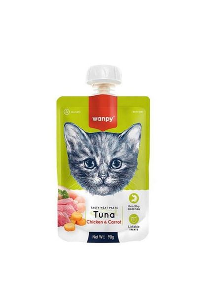 Taze Ton Balıklı Havuçlu Kedi Et Ezmesi 90gr Taze Ton Balıklı Havuçlu Kedi Et Ezmesi 90gr
