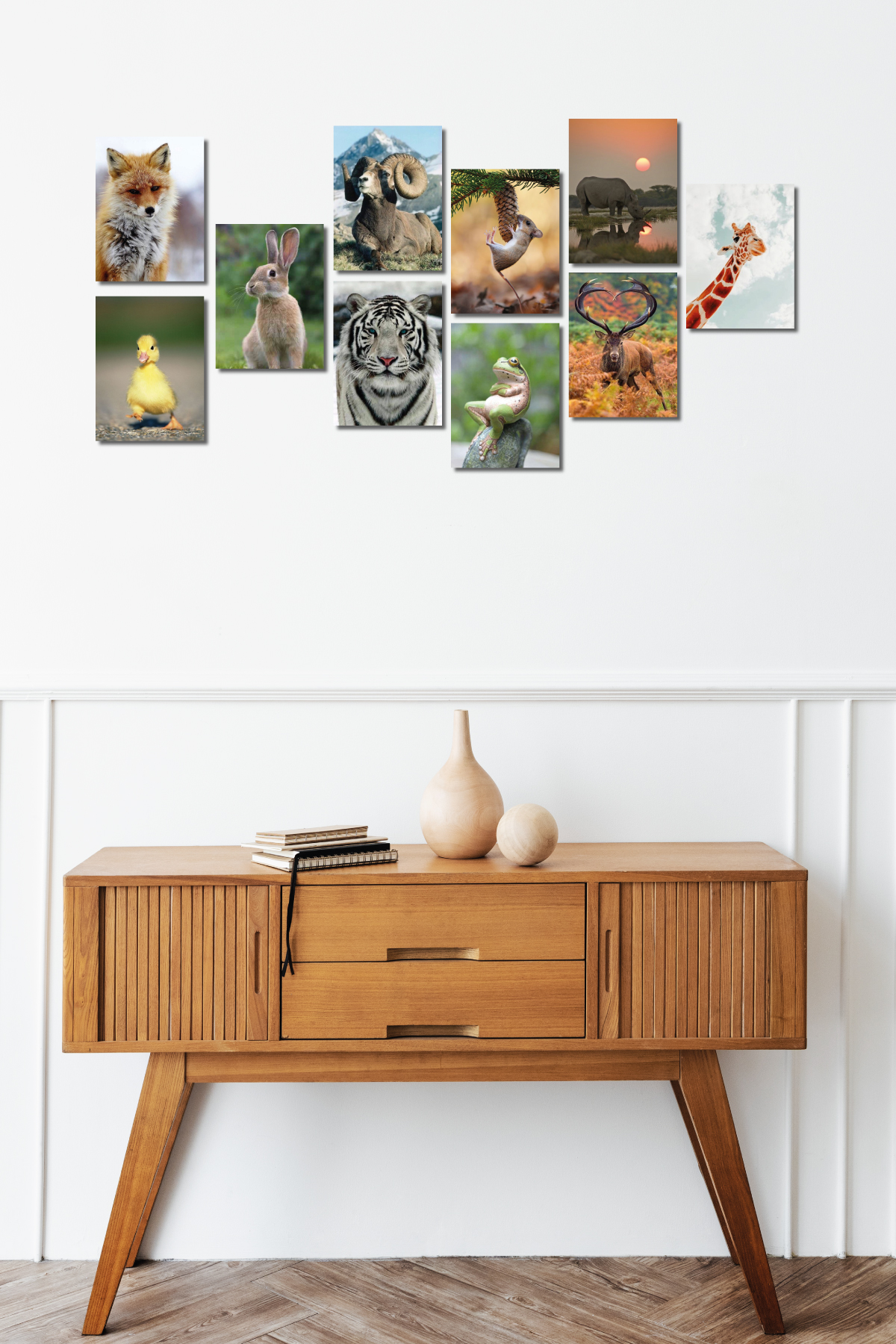 Wild Life 13,5 x 18 Cm 10'lu Ahşap Tablo Seti Wild Life 13,5 x 18 Cm 10'lu Ahşap Tablo Seti