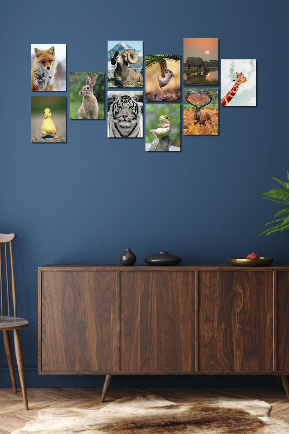 Wild Life 13,5 x 18 Cm 10'lu Ahşap Tablo Seti Wild Life 13,5 x 18 Cm 10'lu Ahşap Tablo Seti