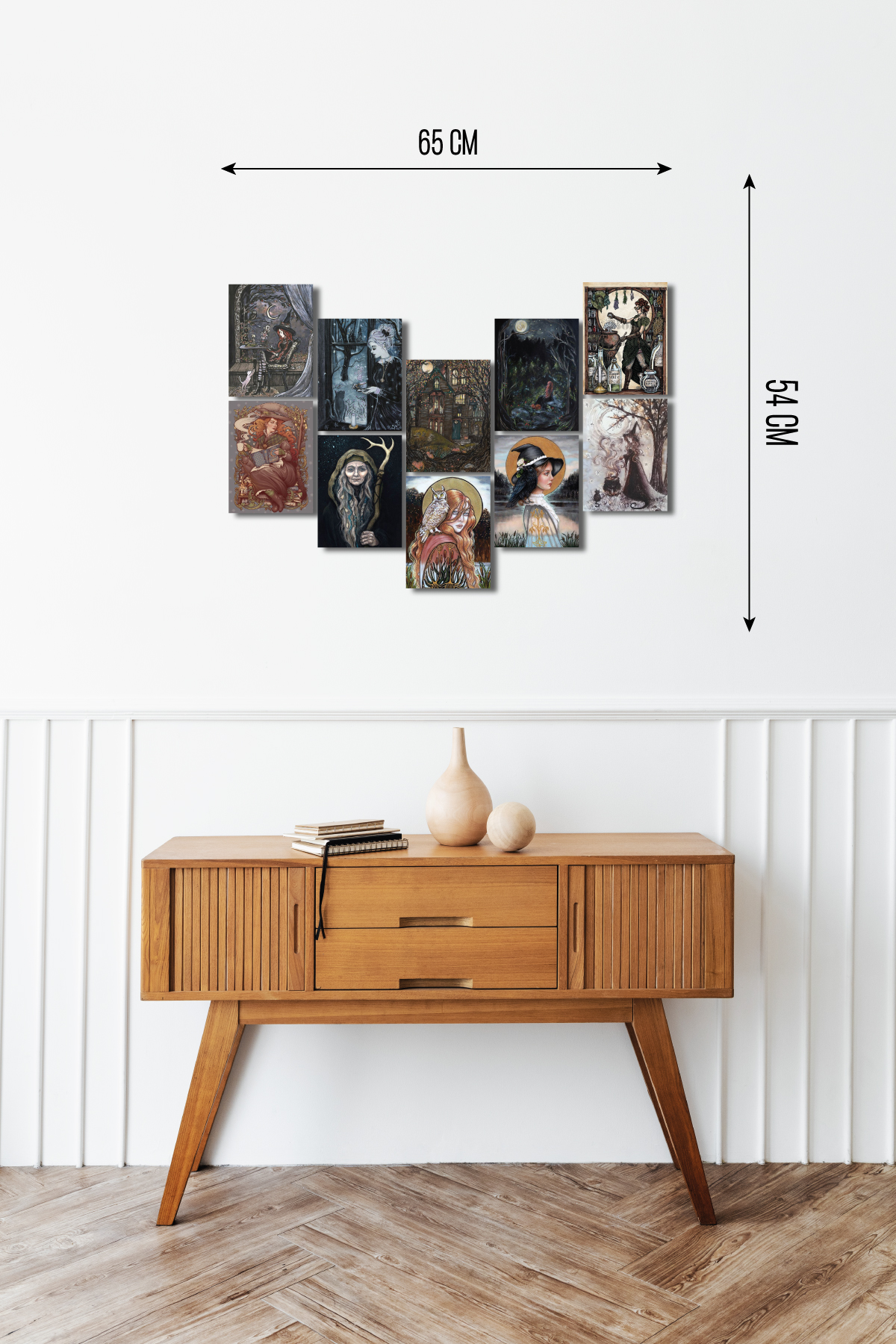 Witches Time 13,5 x 18 Cm 10'lu Ahşap Tablo Seti Witches Time 13,5 x 18 Cm 10'lu Ahşap Tablo Seti