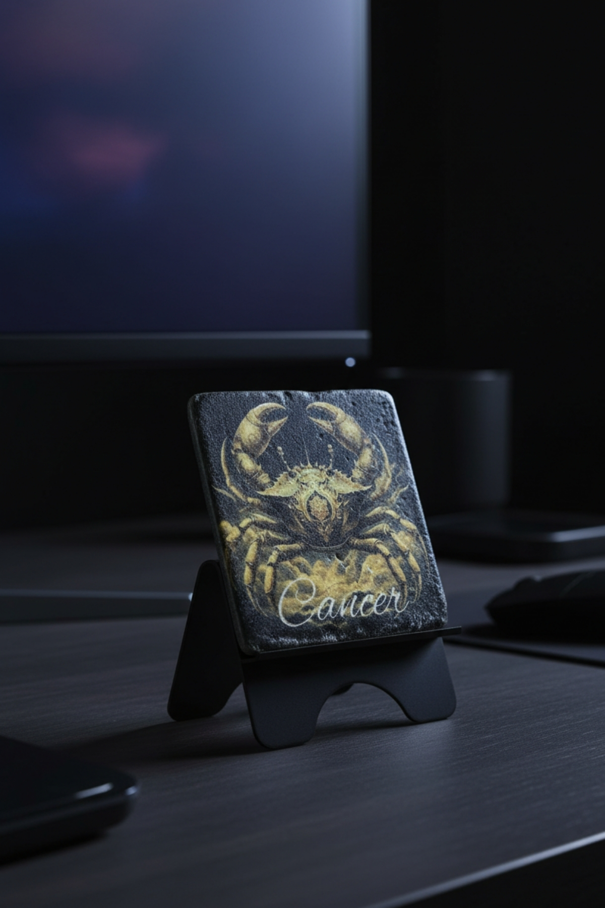 Yengeç Burcu Özel Tasarım Mermer Tablo 10x10 cm Masaüstü Dekoratif Aksesuar Yengeç Burcu Özel Tasarım Mermer Tablo 10x10 cm Masaüstü Dekoratif Aksesuar