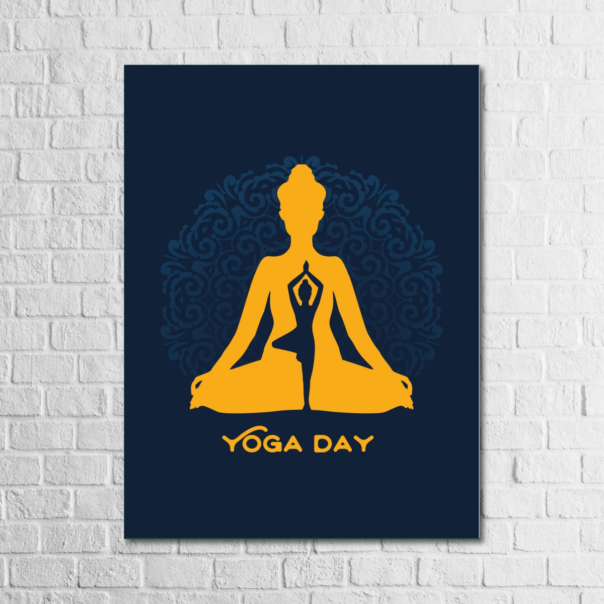 Yoga Day 13,5x18 cm Ahşap Tablo, Yoga Tablo Yoga Day 13,5x18 cm Ahşap Tablo, Yoga Tablo