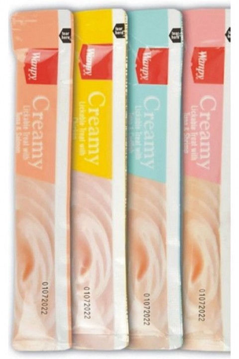 Creamy Cat Treat Karışık Krema Sıvı Kedi Ödül Maması 14 gr X 4 Adet