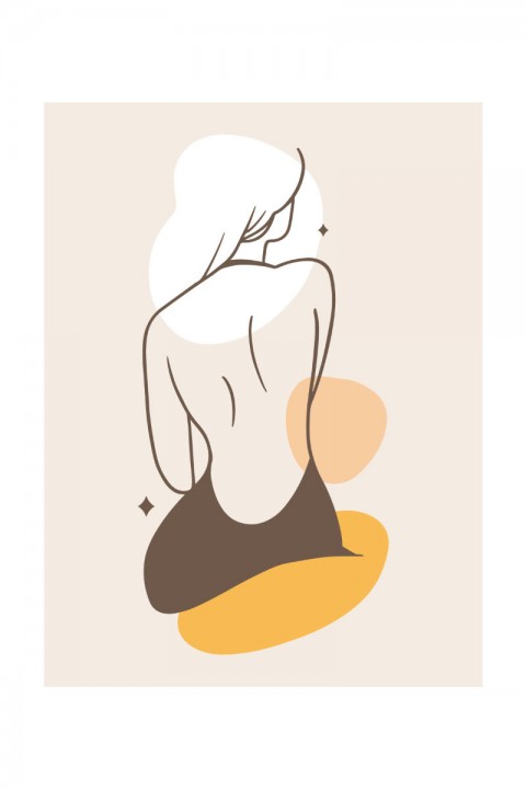 Minimalist Kadın Çizimleri – 10'lu Özel Poster Seti