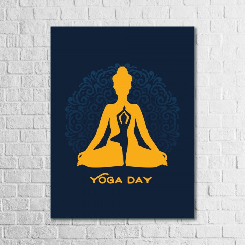 Yoga Day 13,5x18 cm Ahşap Tablo, Yoga Tablo Yoga Day 13,5x18 cm Ahşap Tablo, Yoga Tablo