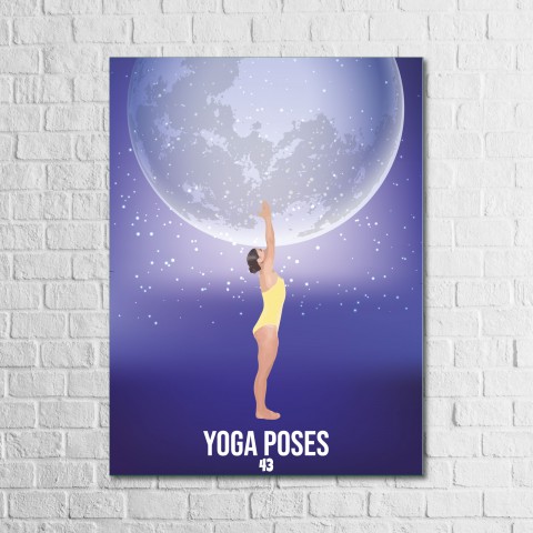Yoga Serisi Yoga Poses-43 13,5x18 cm Ahşap Tablo, Yoga Tablo Yoga Serisi Yoga Poses-43 13,5x18 cm Ahşap Tablo, Yoga Tablo